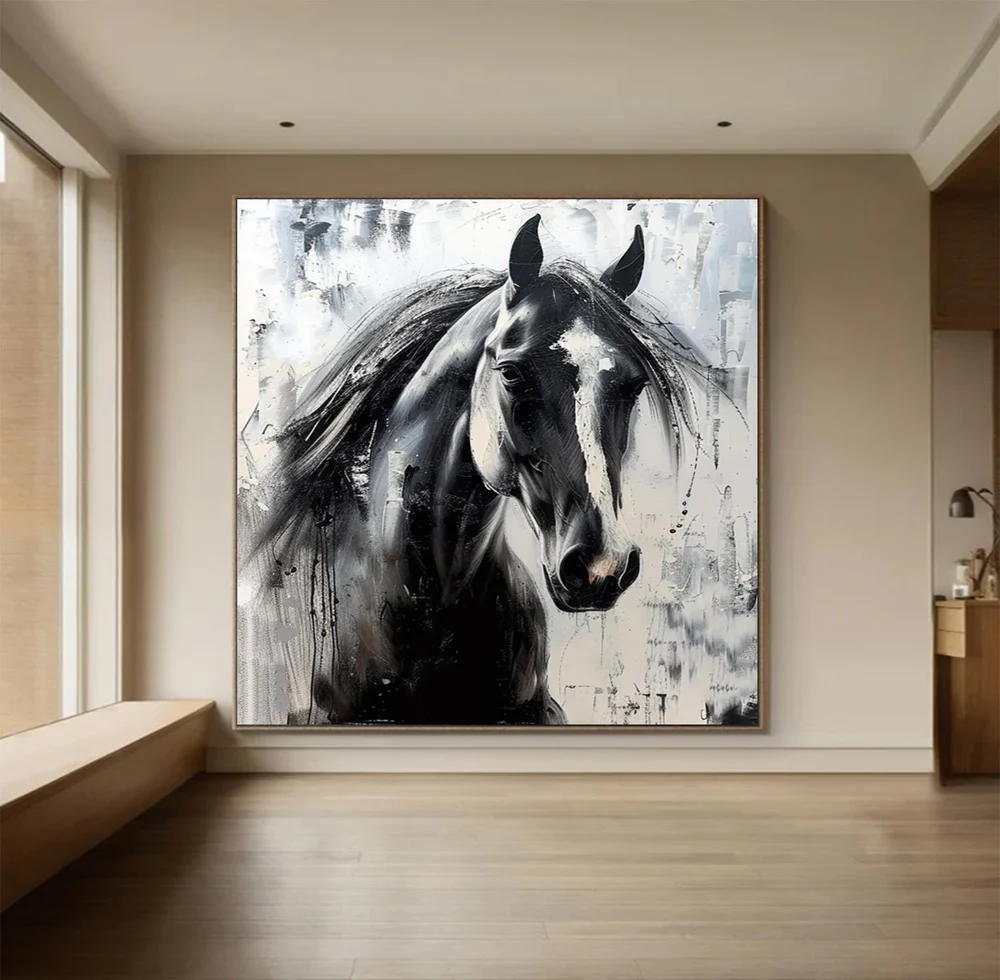 Handcrafted Modern Animal Painting Fine Wall Art For Homedecor MDA1003