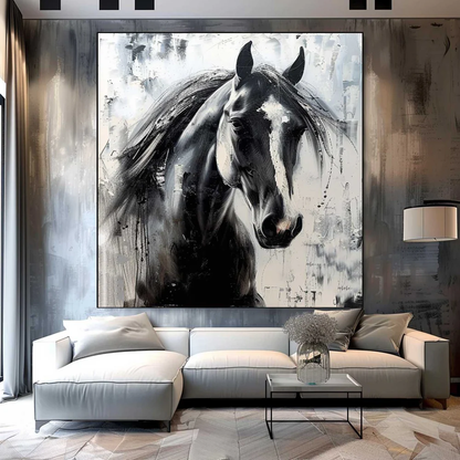 Handcrafted Modern Animal Painting Fine Wall Art For Homedecor MDA1003