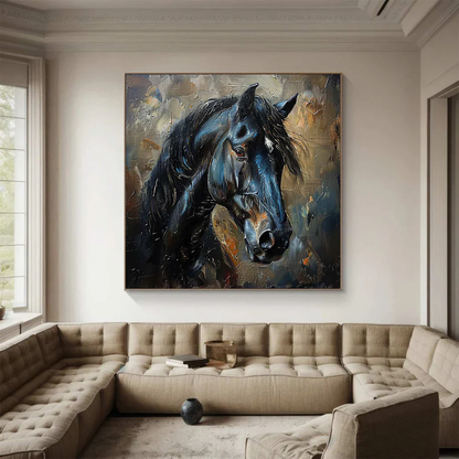 Handcrafted Modern Animal Painting Fine Wall Art For Homedecor MDA1004