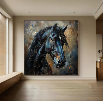 Handcrafted Modern Animal Painting Fine Wall Art For Homedecor MDA1004