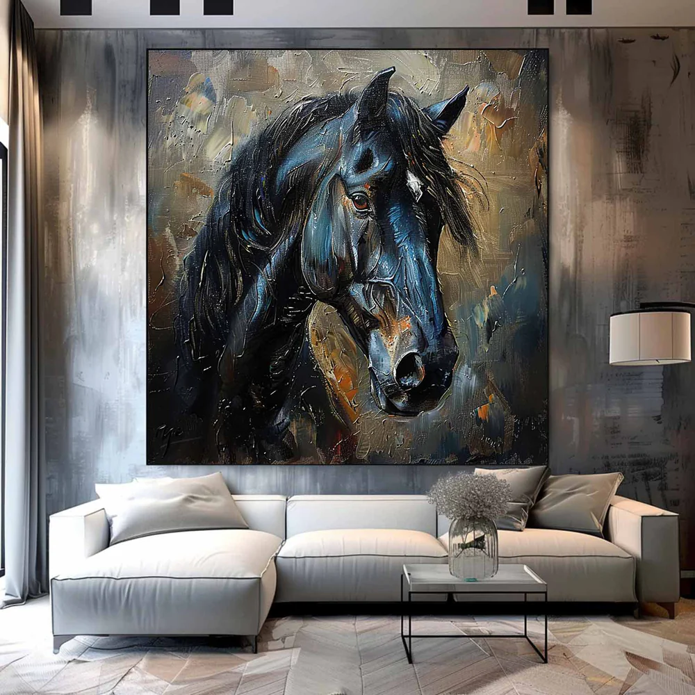Handcrafted Modern Animal Painting Fine Wall Art For Homedecor MDA1004