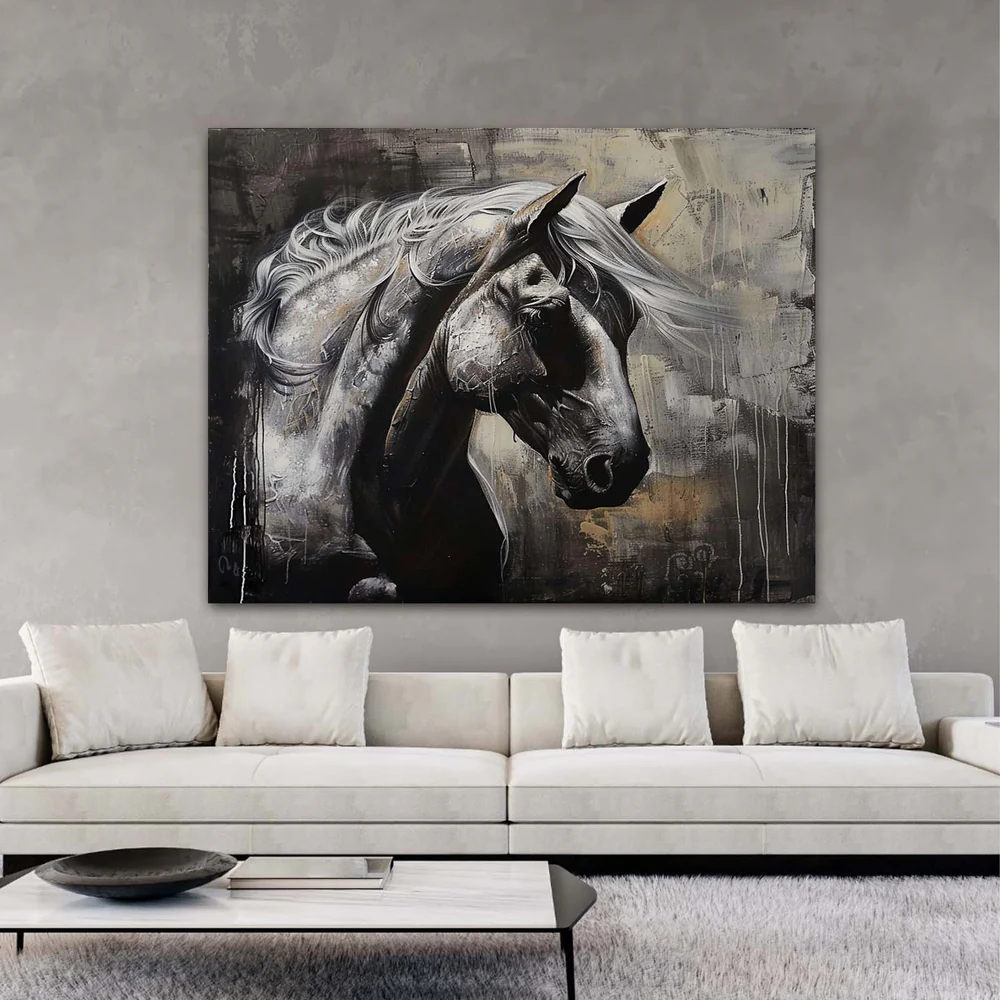 Handcrafted Modern Animal Painting Fine Wall Art For Homedecor MDA1005