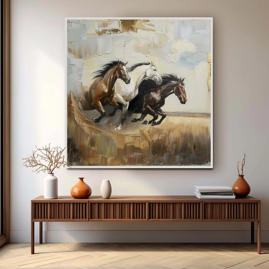 Handcrafted Modern Animal Painting Fine Wall Art For Homedecor MDA1007