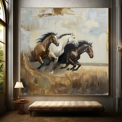 Handcrafted Modern Animal Painting Fine Wall Art For Homedecor MDA1007