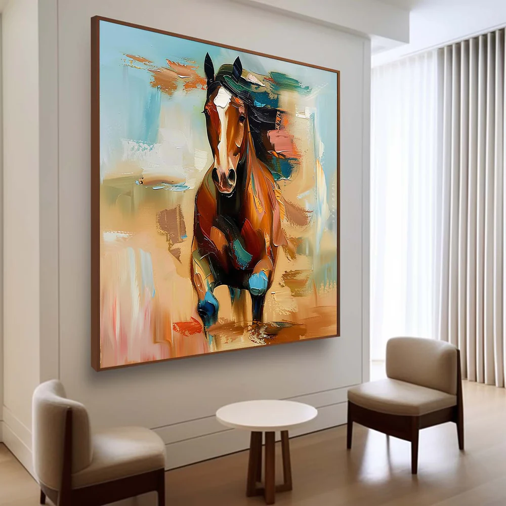 Handcrafted Modern Animal Painting Fine Wall Art For Homedecor MDA1009