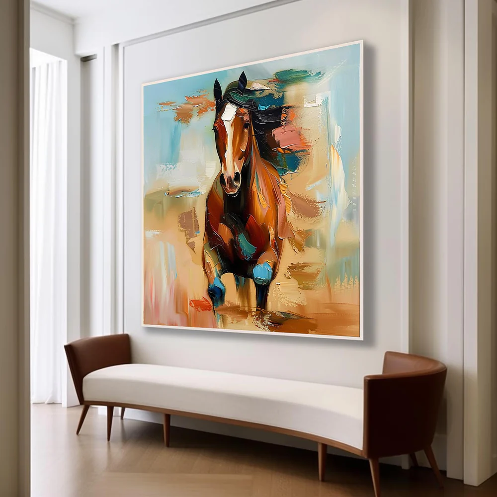 Handcrafted Modern Animal Painting Fine Wall Art For Homedecor MDA1009