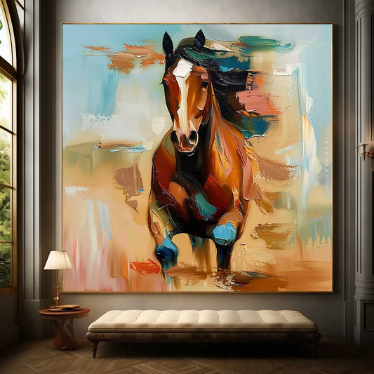 Handcrafted Modern Animal Painting Fine Wall Art For Homedecor MDA1009