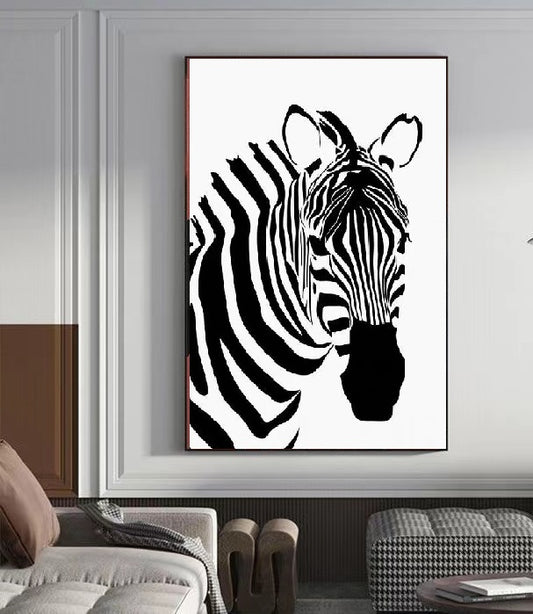 Handcrafted Modern Animal Painting Fine Wall Art For Homedecor MDA1013