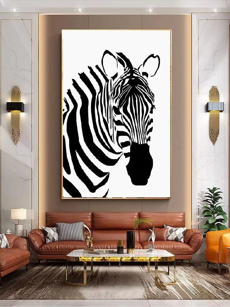 Handcrafted Modern Animal Painting Fine Wall Art For Homedecor MDA1013