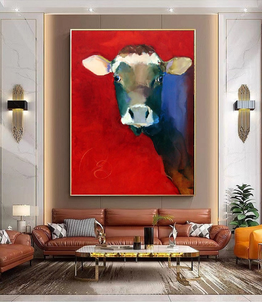 Handcrafted Modern Animal Painting Fine Wall Art For Homedecor MDA1014