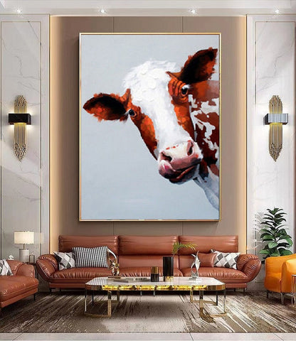 Handcrafted Modern Animal Painting Fine Wall Art For Homedecor MDA1015