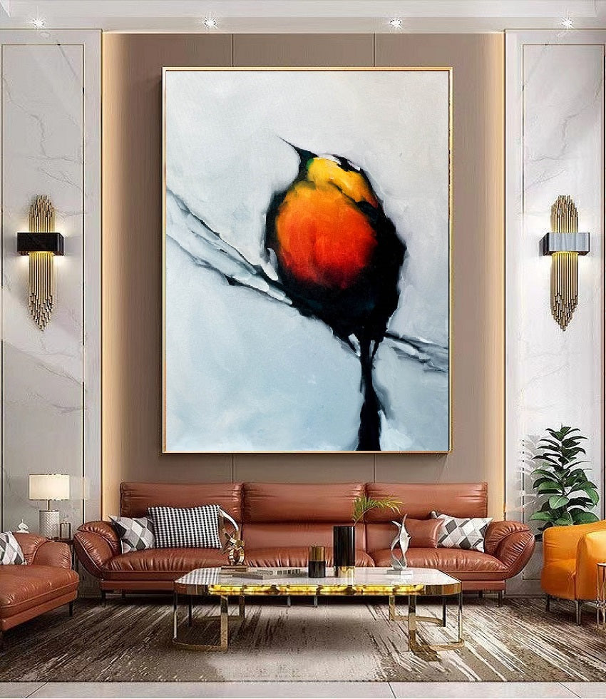 Handcrafted Modern Animal Painting Fine Wall Art For Homedecor MDA1016B