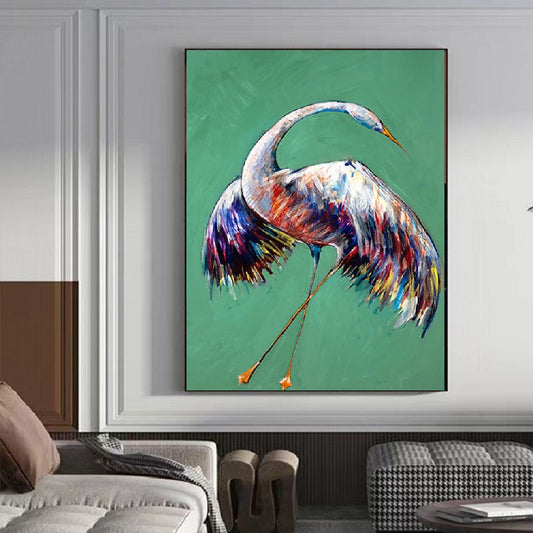 Handcrafted Modern Animal Painting Fine Wall Art For Homedecor MDA1017A