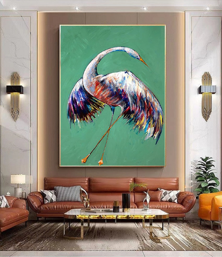 Handcrafted Modern Animal Painting Fine Wall Art For Homedecor MDA1017A