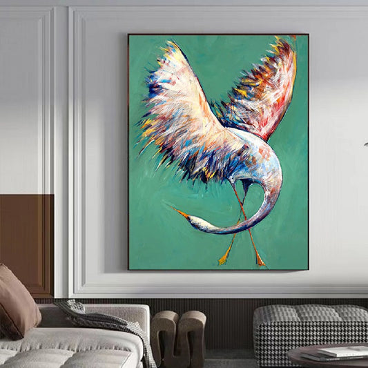 Handcrafted Modern Animal Painting Fine Wall Art For Homedecor MDA1017B