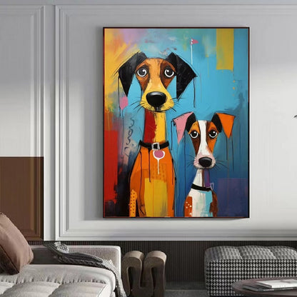 Handcrafted Animal Painting Modern Wall Art For Home Decor MDA1027A