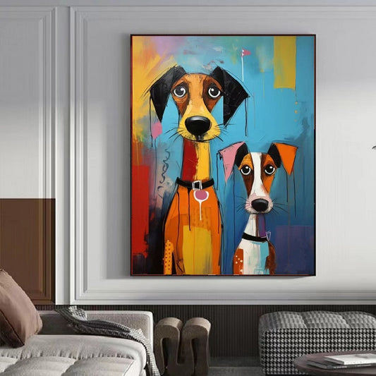 Handcrafted Animal Painting Modern Wall Art For Home Decor MDA1027A