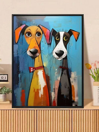 Handcrafted Animal Painting Modern Wall Art For Home Decor MDA1027B