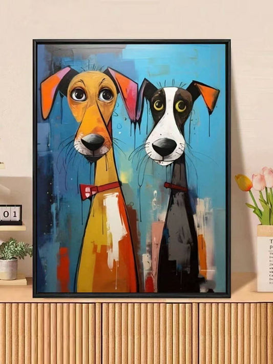 Handcrafted Animal Painting Modern Wall Art For Home Decor MDA1027B