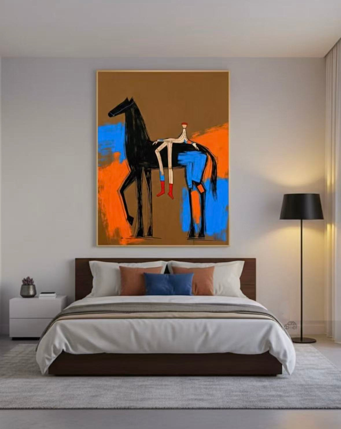 Handcrafted Animal Painting Modern Wall Art For Home Decor MDA1028