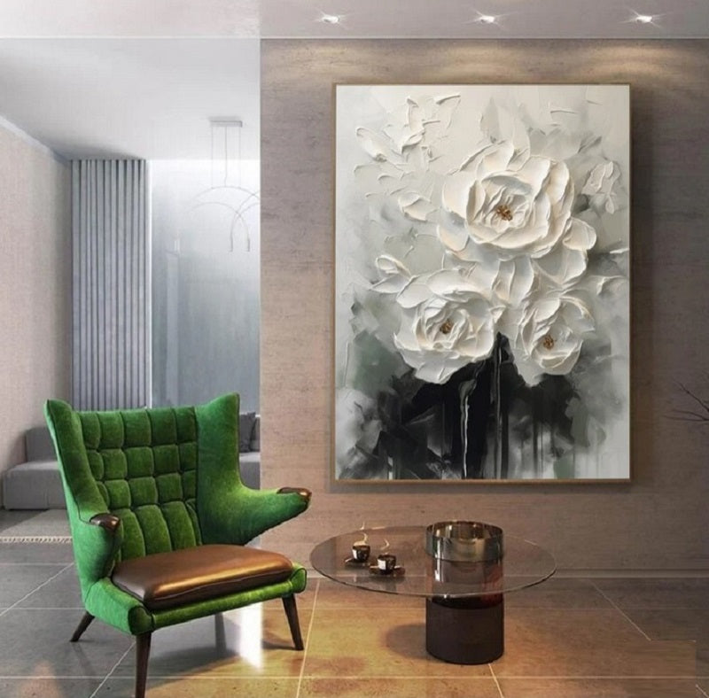 Modern animal painting with expressive brushstrokes