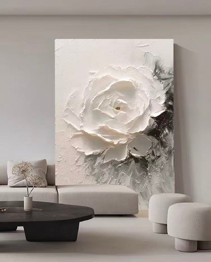 Modern Handcrafted Flower Painting Fine Wall Art For Home Decor MDF10120