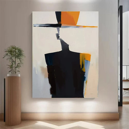 Handcrafted Modern Figure Painting Fine Wall Art For Homedecor MDP1001
