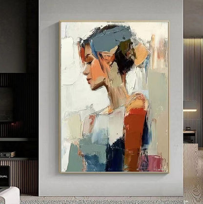 Modern Handcrafted Figure Painting Fine Wall Art For Home Decor MDP1005