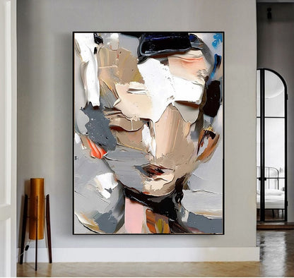 Handcrafted Modern Figure Painting Fine Wall Art For Homedecor MDP1010