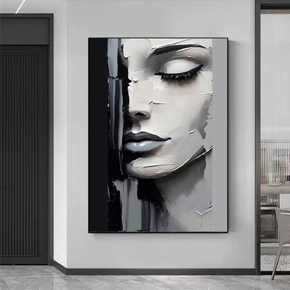 Modern figure painting with expressive brushstrokes