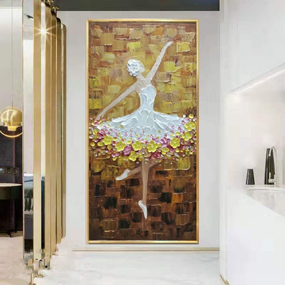 Handcrafted Modern Figure Painting Fine Wall Art For Homedecor MDP1033