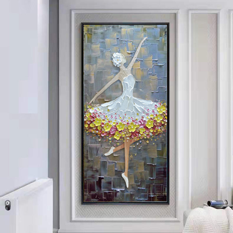 Handcrafted Modern Figure Painting Fine Wall Art For Homedecor MDP1034