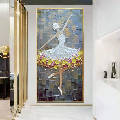 Handcrafted Modern Figure Painting Fine Wall Art For Homedecor MDP1034