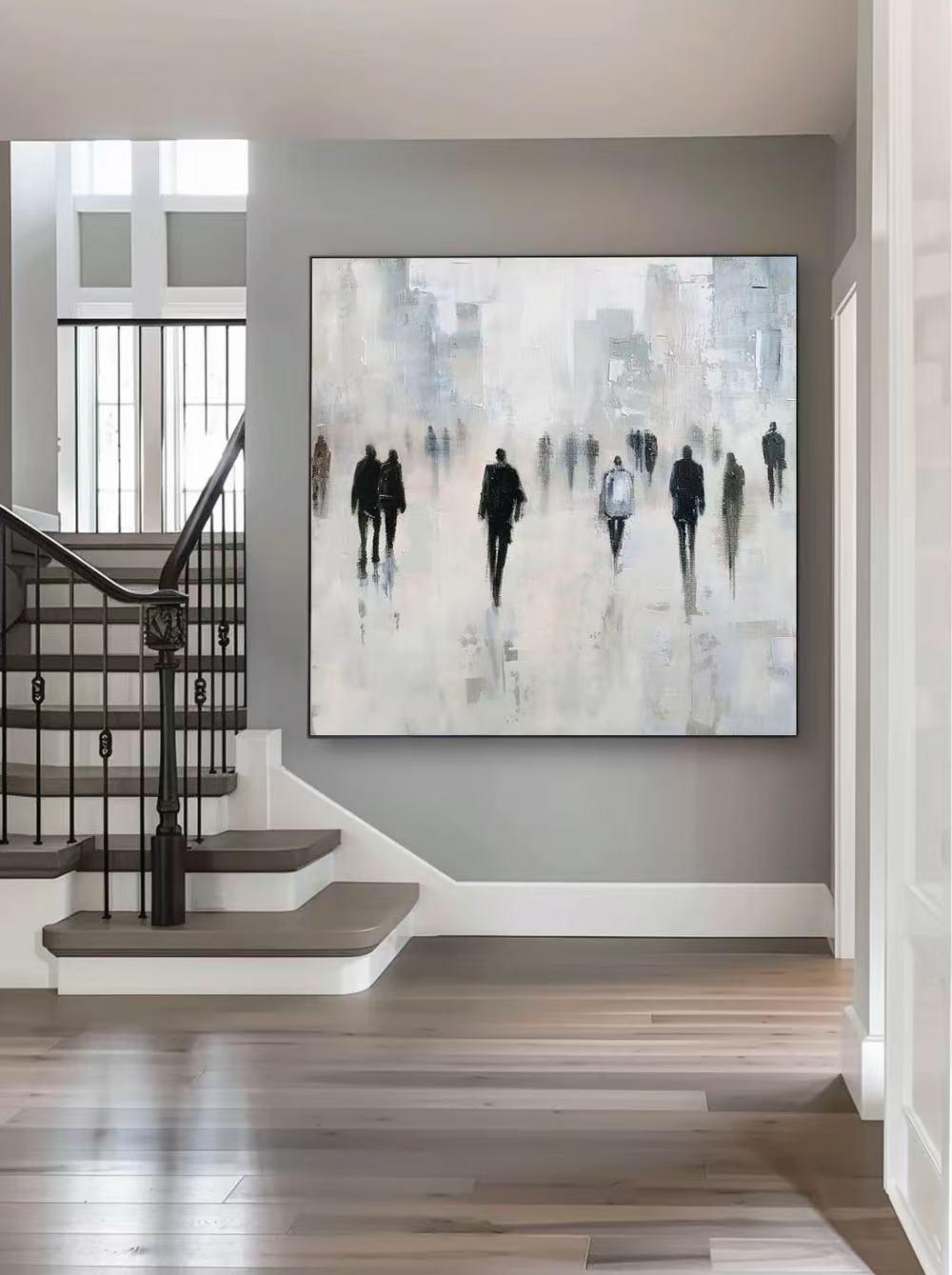 Modern Handcrafted Figure Painting Fine Wall Art For Home Decor MDP1035A