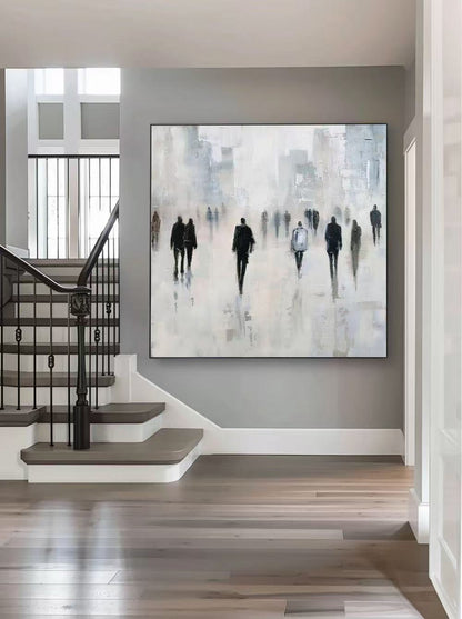 Modern Handcrafted Figure Painting Fine Wall Art For Home Decor MDP1035A