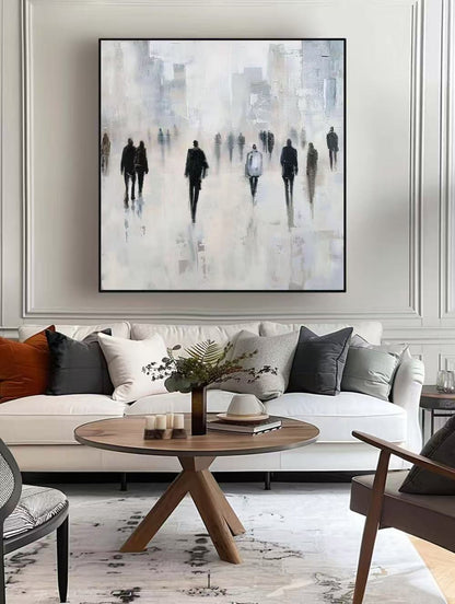 Modern Handcrafted Figure Painting Fine Wall Art For Home Decor MDP1035A