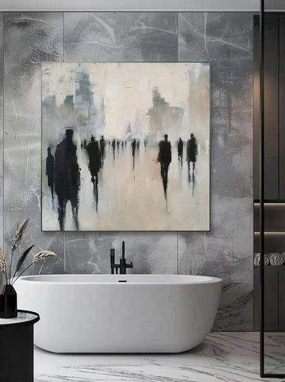 Modern Handcrafted Figure Painting Fine Wall Art For Home Decor MDP1035C