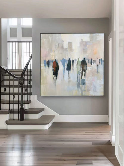 Modern Handcrafted Figure Painting Fine Wall Art For Home Decor MDP1035E