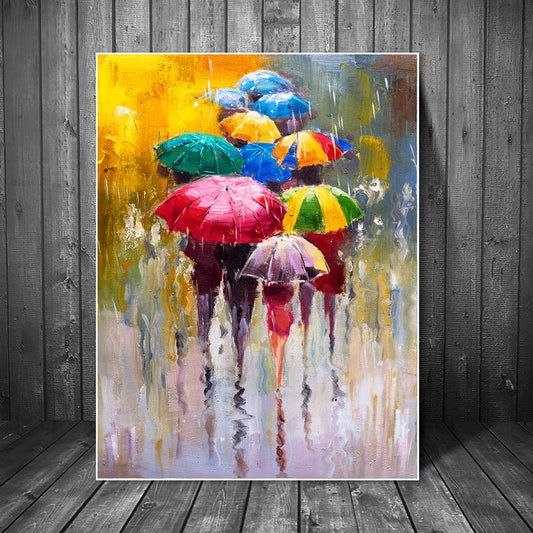 Handcrafted Modern Figure Painting Fine Wall Art For Homedecor MDP1043