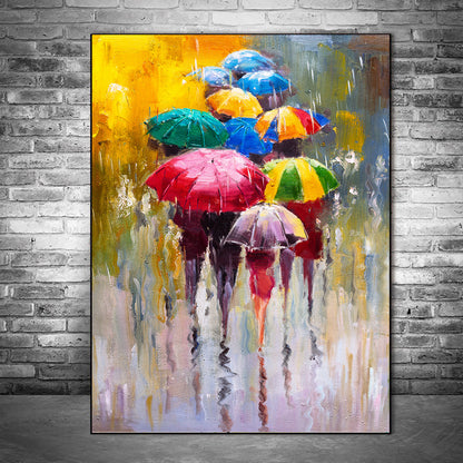 Handcrafted Modern Figure Painting Fine Wall Art For Homedecor MDP1043