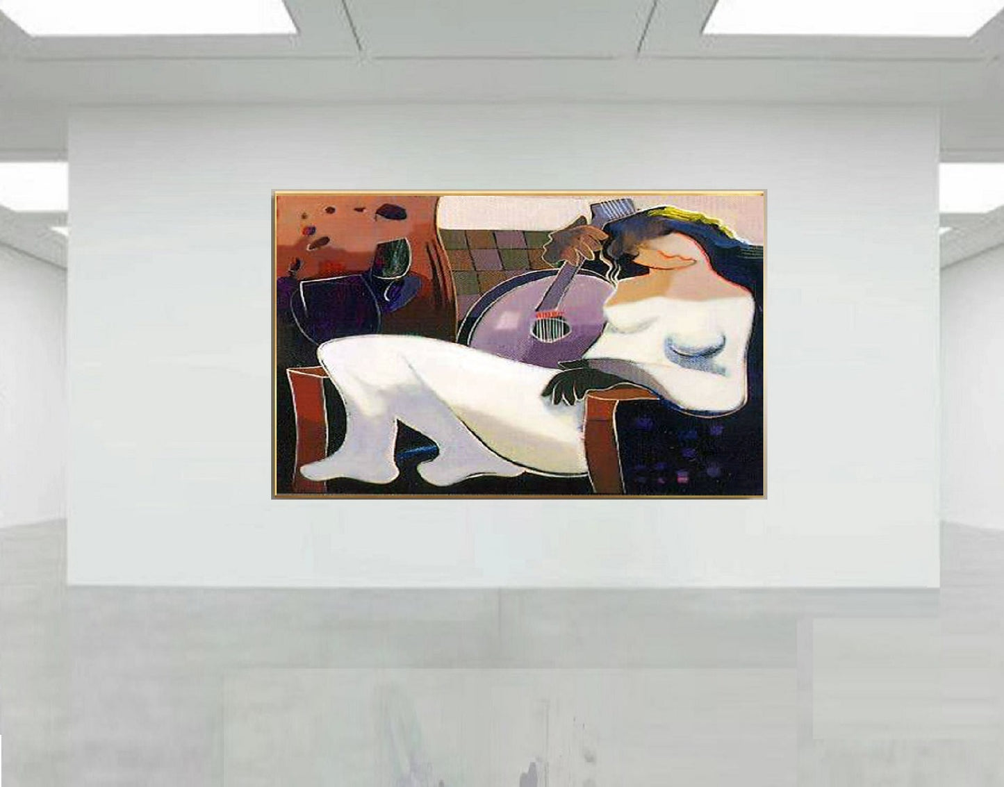 Handcrafted Modern Figure Painting Fine Wall Art For Homedecor MDP1058