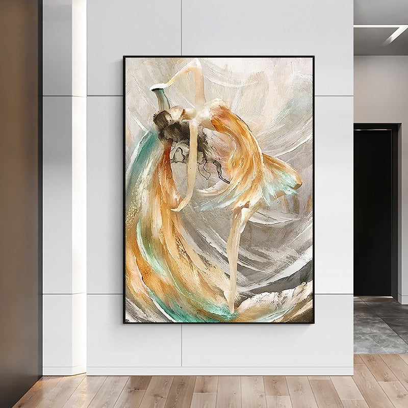 Handcrafted Modern Figure Painting Fine Wall Art For Homedecor MDP1062