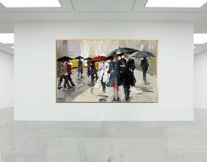 Handcrafted Modern Figure Painting Fine Wall Art For Homedecor MDP1064