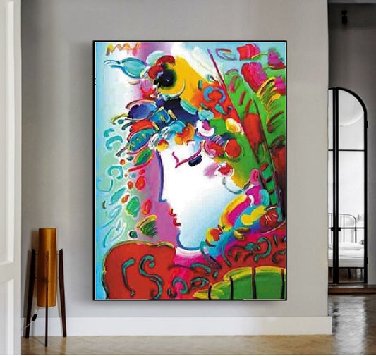 Handcrafted Modern Figure Painting Fine Wall Art For Homedecor MDP1066