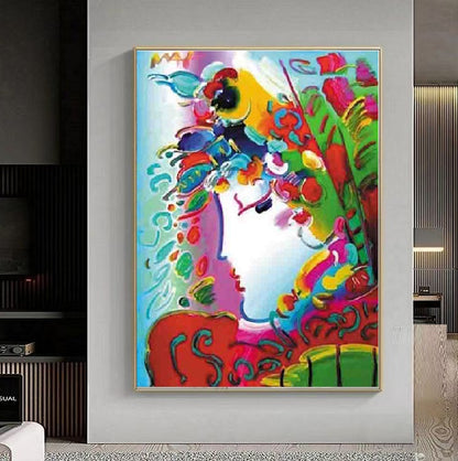 Handcrafted Modern Figure Painting Fine Wall Art For Homedecor MDP1066