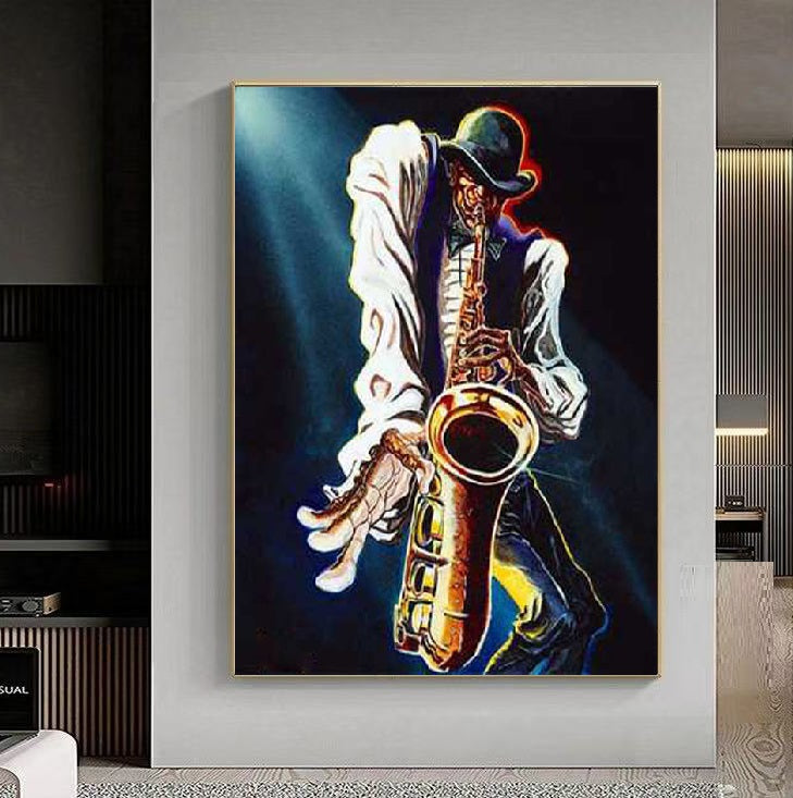 Handcrafted Modern Figure Painting Fine Wall Art For Homedecor MDP1067A