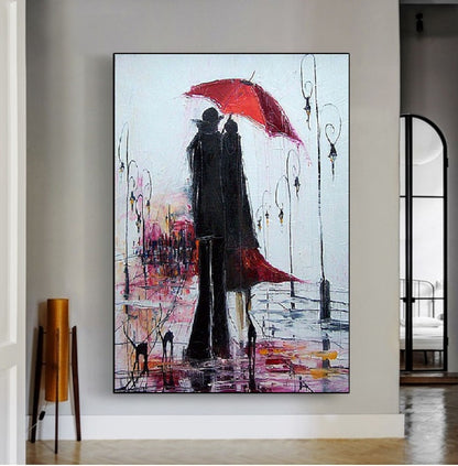 Handcrafted Modern Figure Painting Fine Wall Art For Homedecor MDP1069B