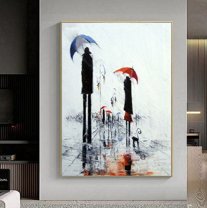 Handcrafted Modern Figure Painting Fine Wall Art For Homedecor MDP1069C