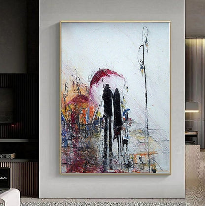 Handcrafted Modern Figure Painting Fine Wall Art For Homedecor MDP1069D