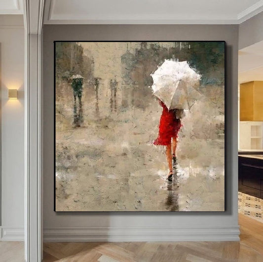 Handcrafted Modern Figure Painting Fine Wall Art For Homedecor MDP1071A